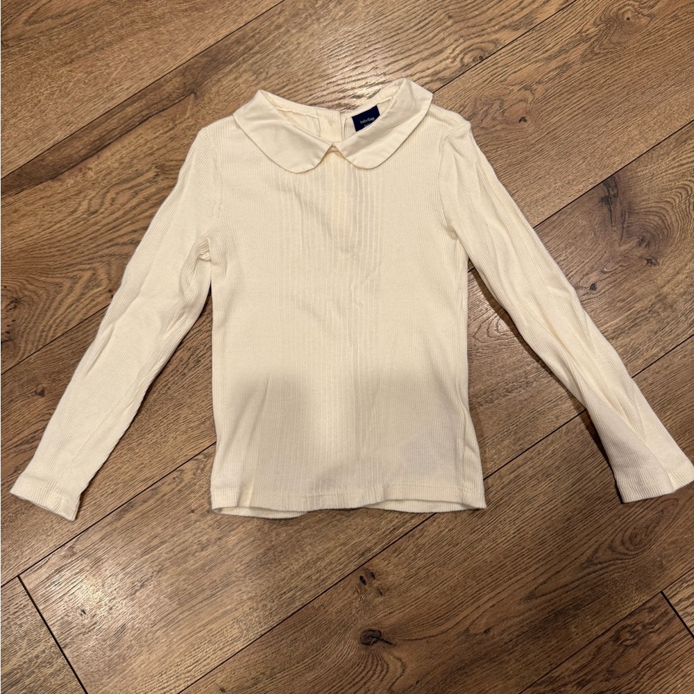 GAP Cream Toddler Top with Collar